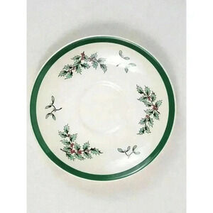 Spode Christmas Tree Saucer 5.5" Made in England S3324 P Holiday